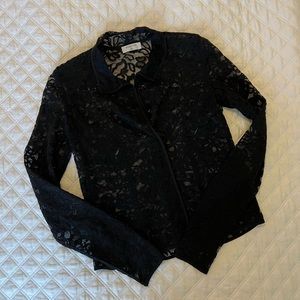 Aritzia Babaton Lace Top Size XXS